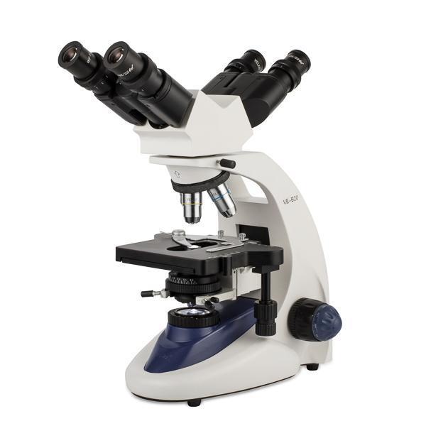 Velab VE-B20 Binocular Microscope w/ Double Head, Advanced Optics, LED Lighting and Quadruple Nose Piece VE-B20